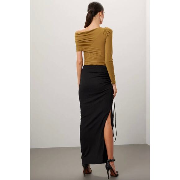 Suboo Kinga Ruched Skirt Sz L - Picture 2 of 6